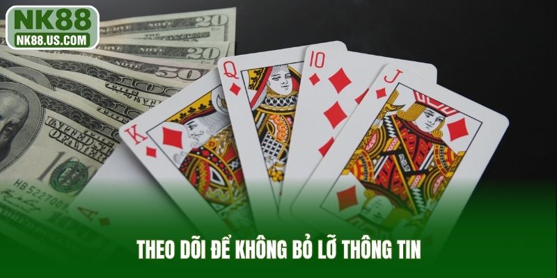 Theo dõi để không bỏ lỡ thông tin hay chương trình đặc biệt nào